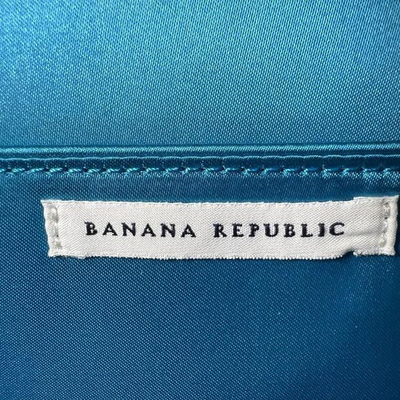 Banana Republic Clutch Bag Floral Paisley Multi-color Kiss-lock Boho Style - Picture 4 of 4